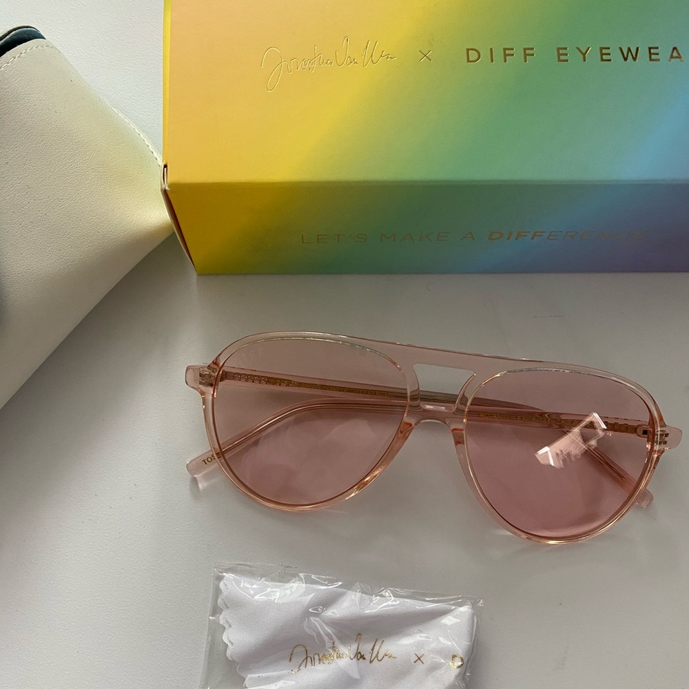Diff Eyewear Jonathan Van Ness aviator